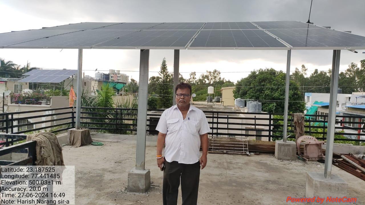 5KW GI SOLAR STRUCTURE